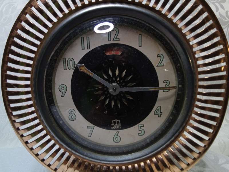 What a find!! Fabulous Vintage EQUITY "Kaleidoscope" Alarm Clock