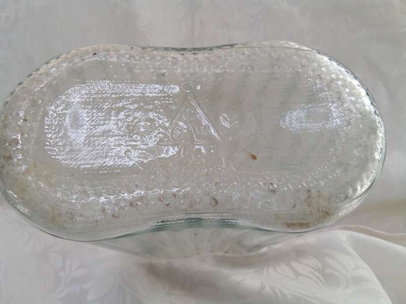 Lovely vintage glass fridge water bottle