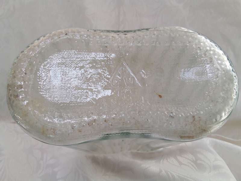 Lovely vintage glass fridge water bottle