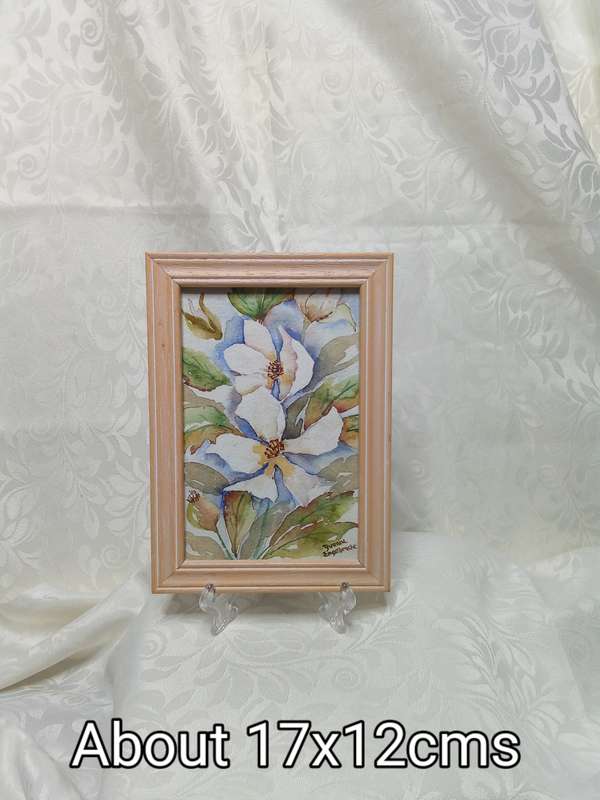 Gorgeous miniature original watercolor painting