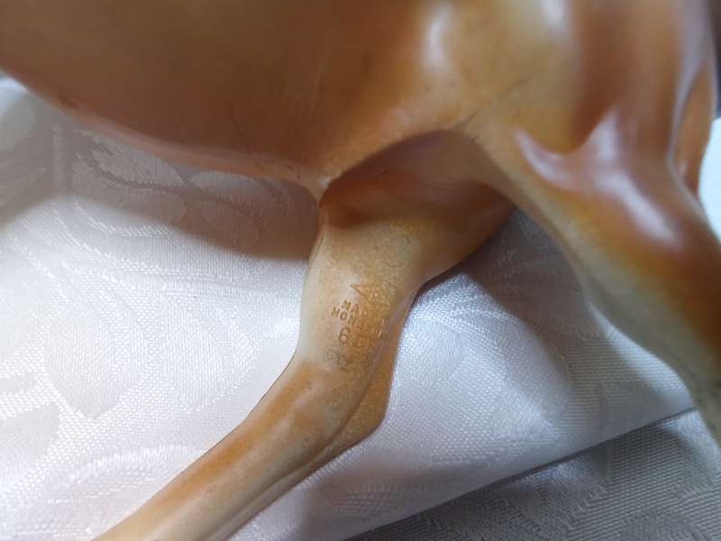 Vintage Diamond P Hard Plastic foal Figurine
