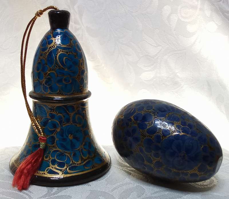 Two vintage Kashmir craft items in excellent condition