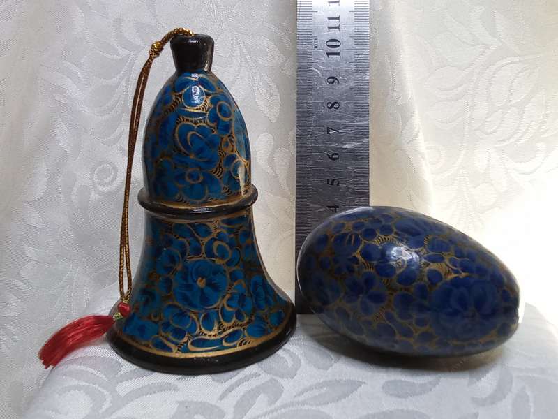 Two vintage Kashmir craft items in excellent condition