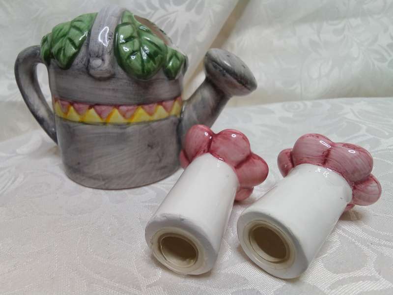 Charming watering can Salt and Pepper set