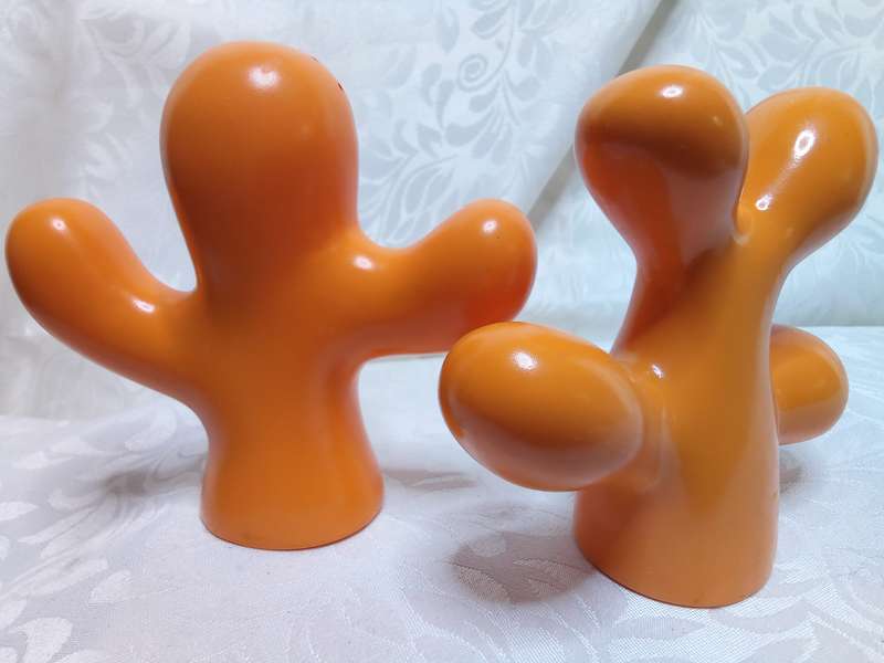 Vintage ViceVersa Italy "Coral n Cactus" Salt and Pepper set