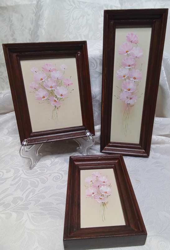 Three gorgeous miniature original paintings!