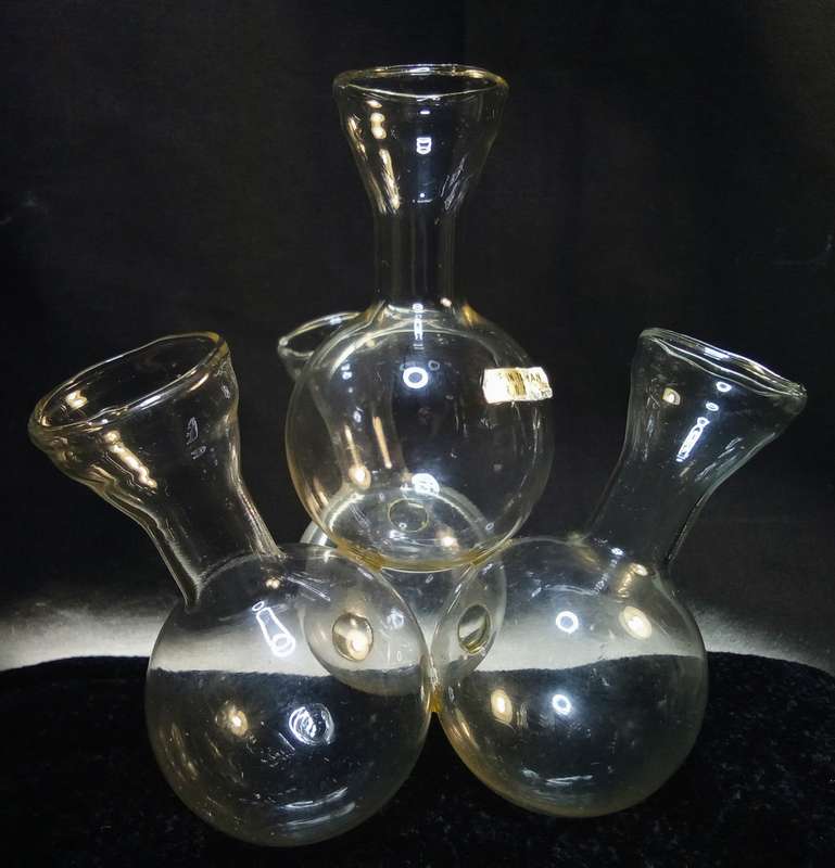 Very fine glass vintage bud `vases`