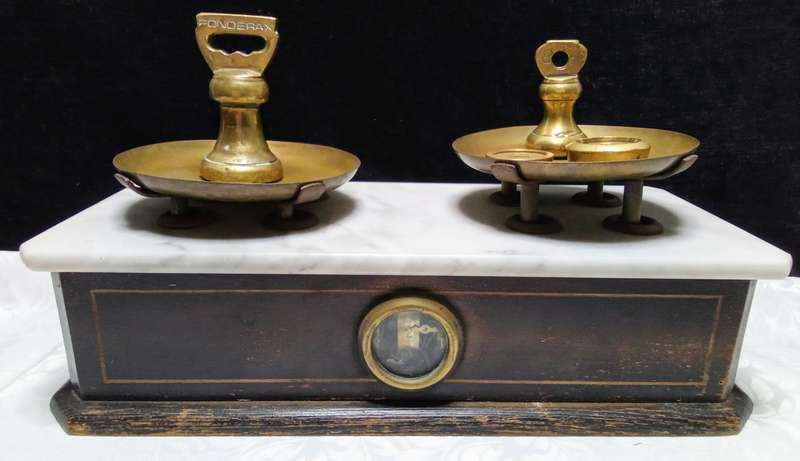 Lovely French antique scale - scarce item!
