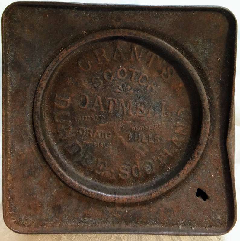 Vintage Grant's Oatmeal tin