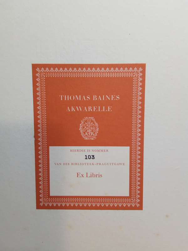 Thomas Baines Water Colours - Akwarelle