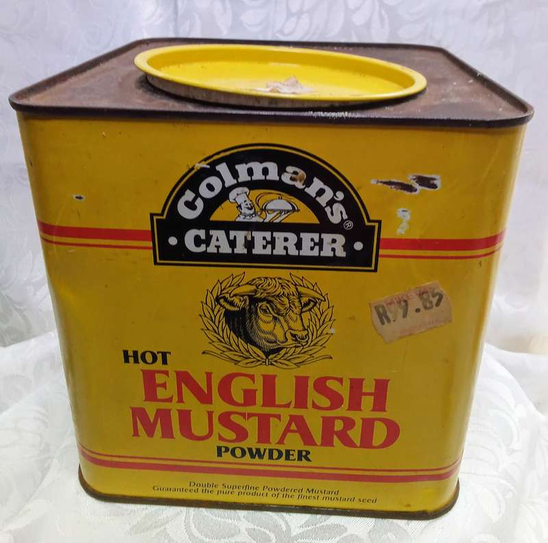 Lovely large vintage Colman's mustard tin