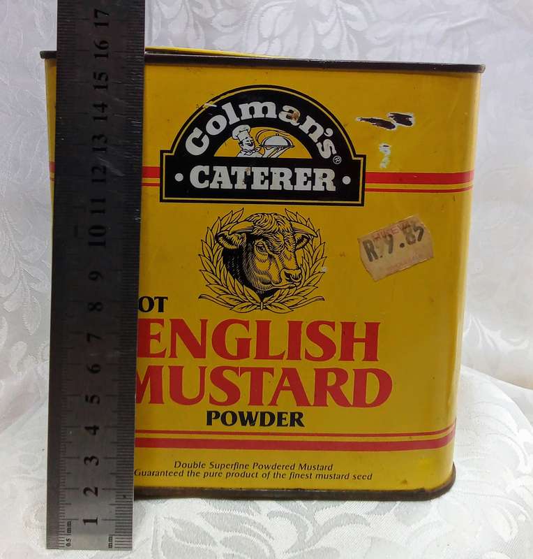 Lovely large vintage Colman's mustard tin