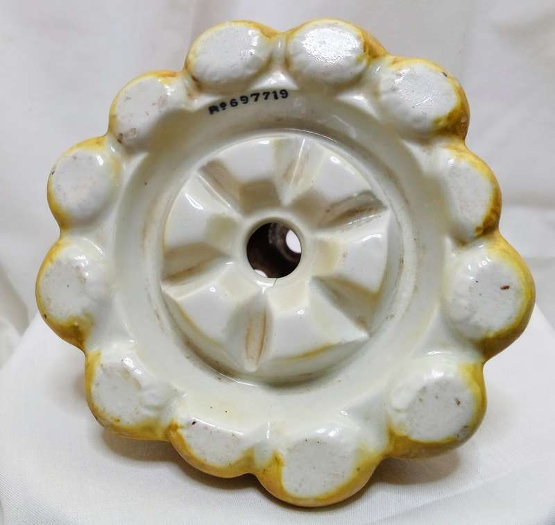 Antique Porcelain Coral Shaped Flower Frog