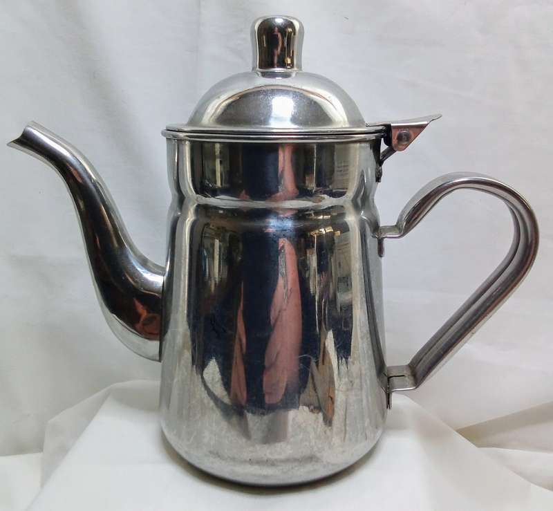 Lovely vintage stainless steel kettle