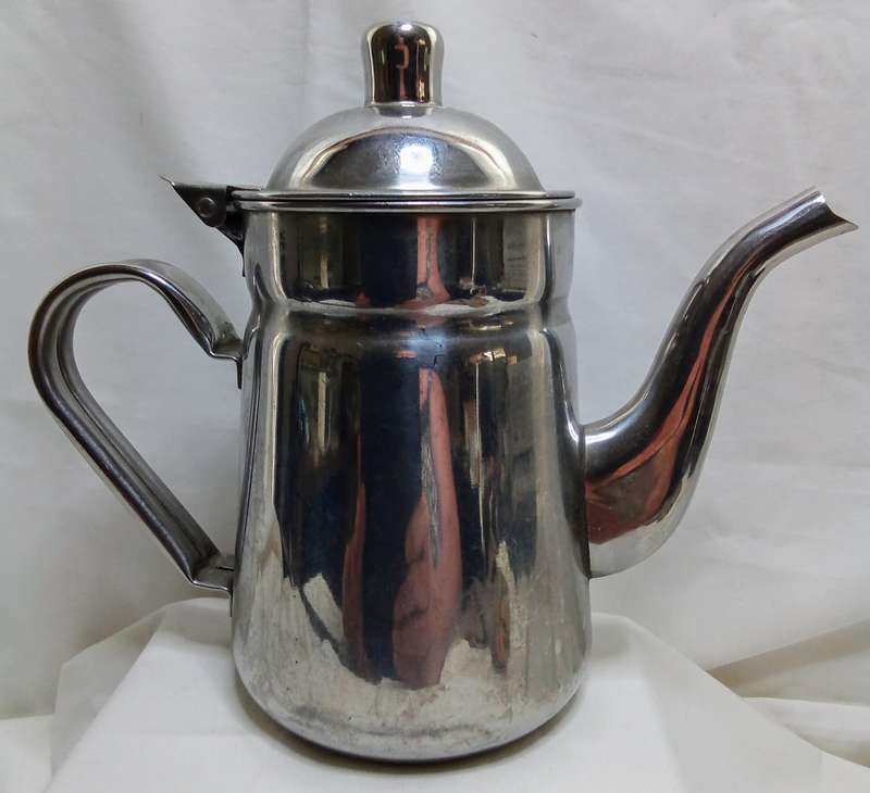 Lovely vintage stainless steel kettle