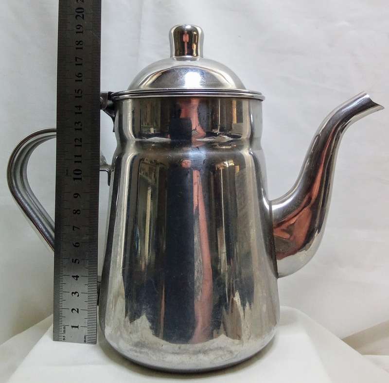 Lovely vintage stainless steel kettle