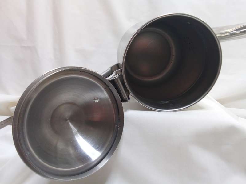 Lovely vintage stainless steel kettle