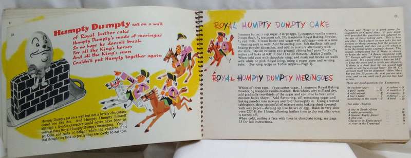 1950s Party Time in Royal Rhyme by Royal Baking Powder Printed in South Africa