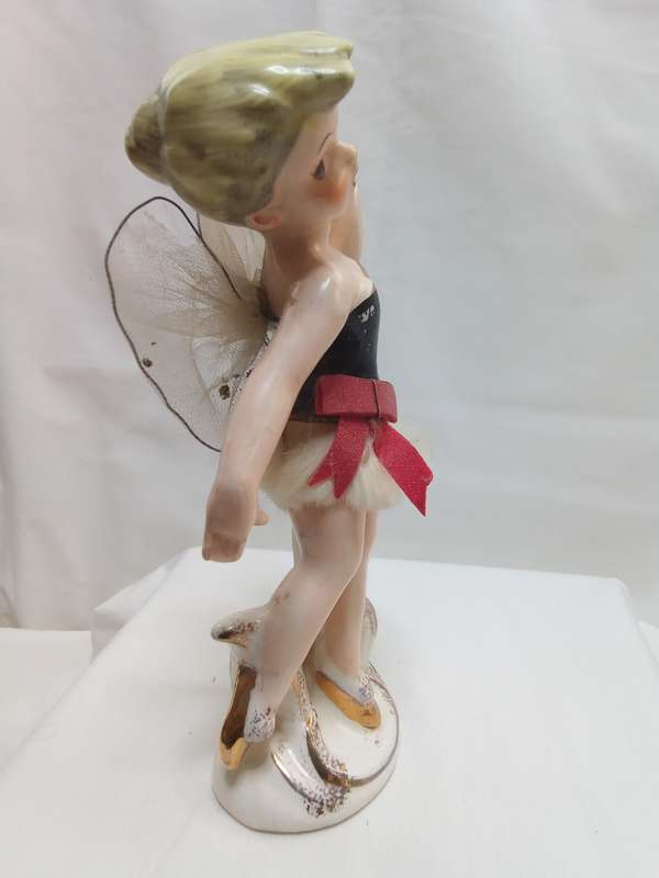 Vintage Fairy Angel Pixie Ballerina Figurine - Japan