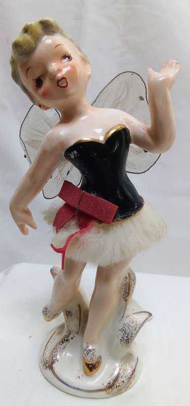 Vintage Fairy Angel Pixie Ballerina Figurine - Japan