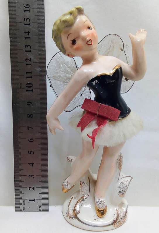 Vintage Fairy Angel Pixie Ballerina Figurine - Japan