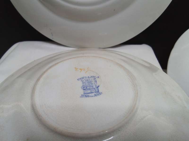 Stunning collection of vintage plates, side plate and smaller