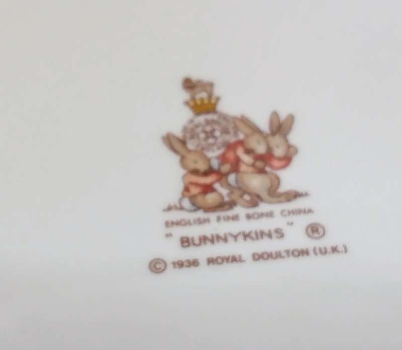 Royal Doulton Bunnykins tea plate