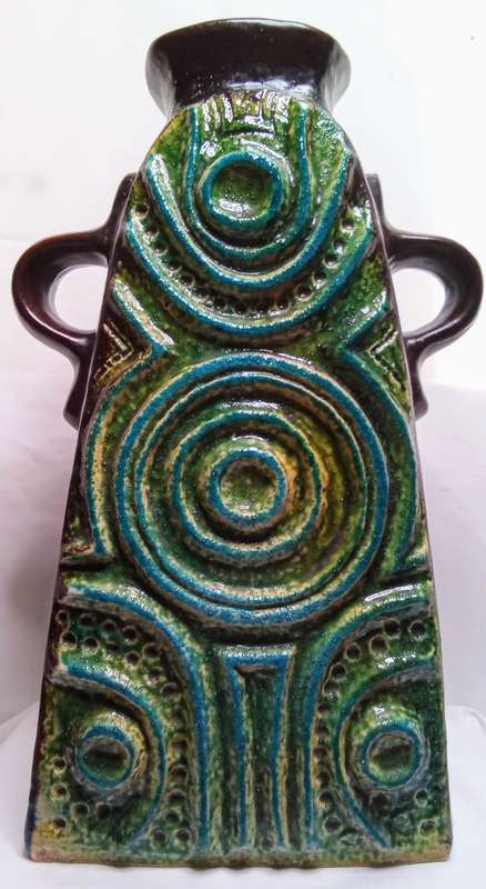 Gorgeous Carstens Tonnieshof West Germany Luxus Fat Lava Vase By Dieter Pieter