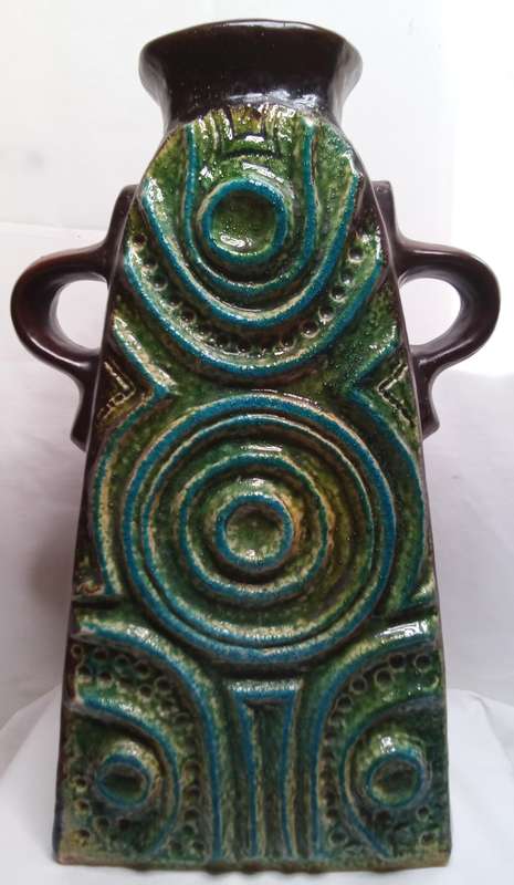 Gorgeous Carstens Tonnieshof West Germany Luxus Fat Lava Vase By Dieter Pieter