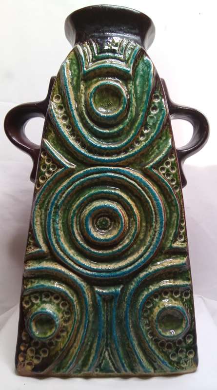 Gorgeous Carstens Tonnieshof West Germany Luxus Fat Lava Vase By Dieter Pieter