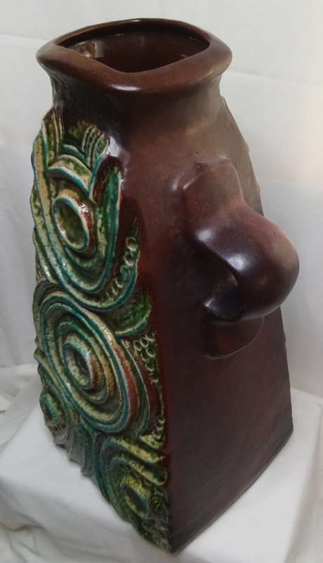 Gorgeous Carstens Tonnieshof West Germany Luxus Fat Lava Vase By Dieter Pieter
