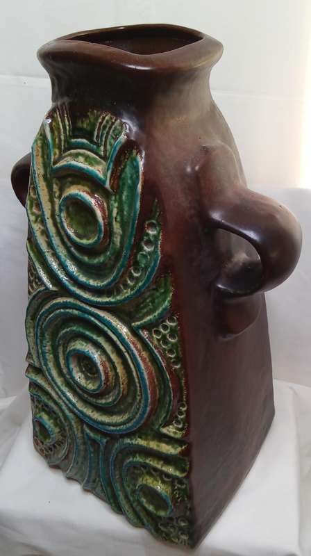 Gorgeous Carstens Tonnieshof West Germany Luxus Fat Lava Vase By Dieter Pieter