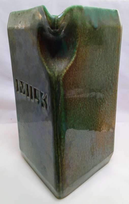 Gorgeous green Lucia ware jug c.1950's