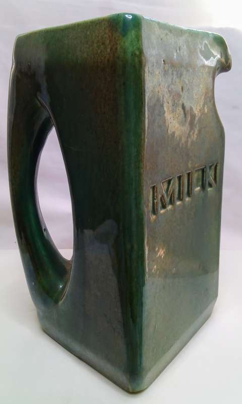Gorgeous green Lucia ware jug c.1950's
