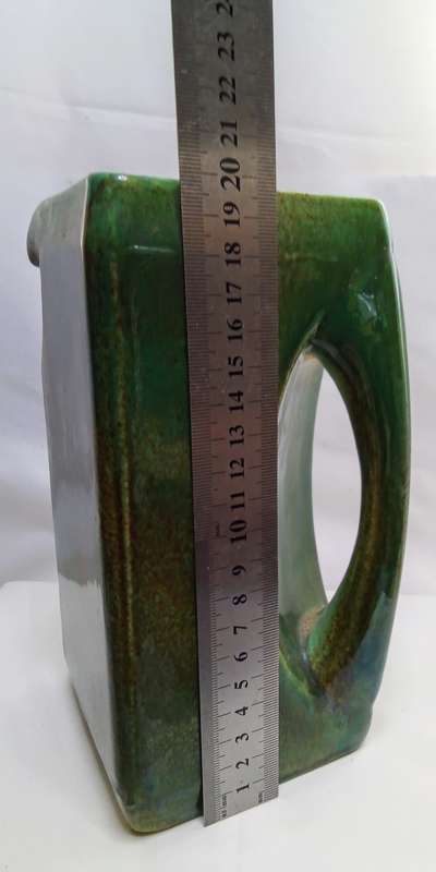 Gorgeous green Lucia ware jug c.1950's