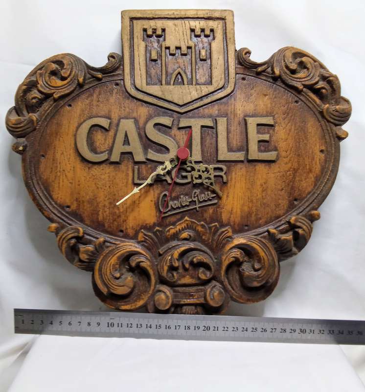 Castle lager bar clock