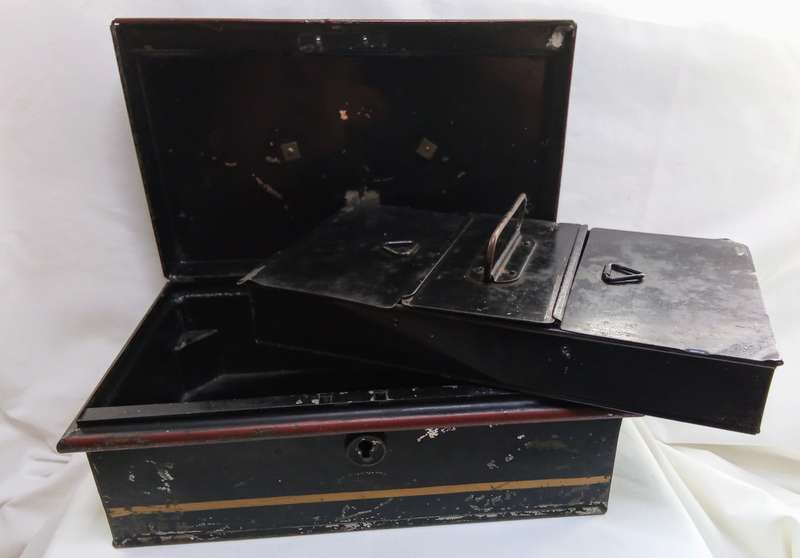 Lovely Large Vintage Cash Money Box - 1940's