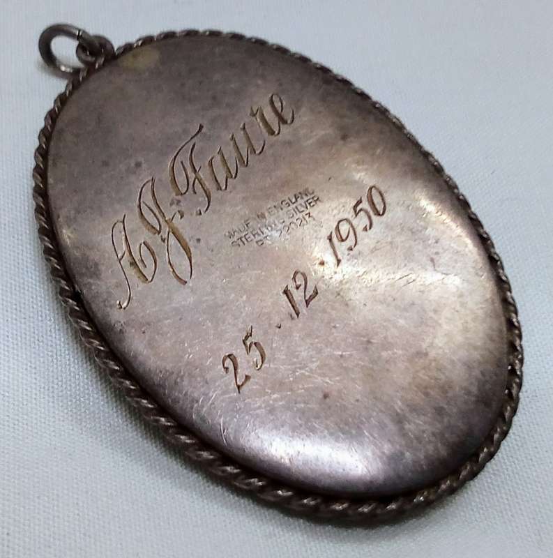 Stunning!!!!! 1920's English sterling butterfly wing pendant