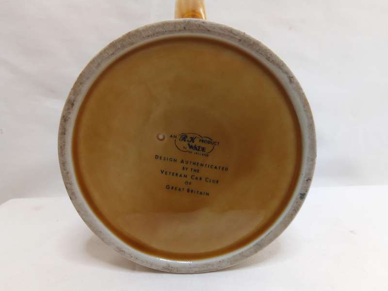 Lovely WADE Brown Porcelain beer mug, 1905 Spyker Veteran Car -  ENGLAND