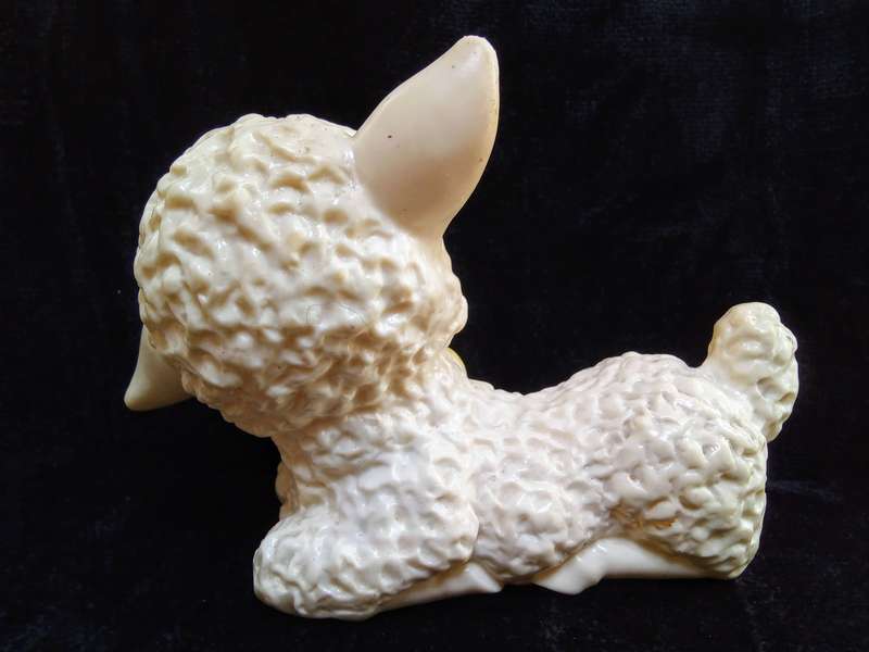 Cutesvintage rubber toy lamb by Stahlwood