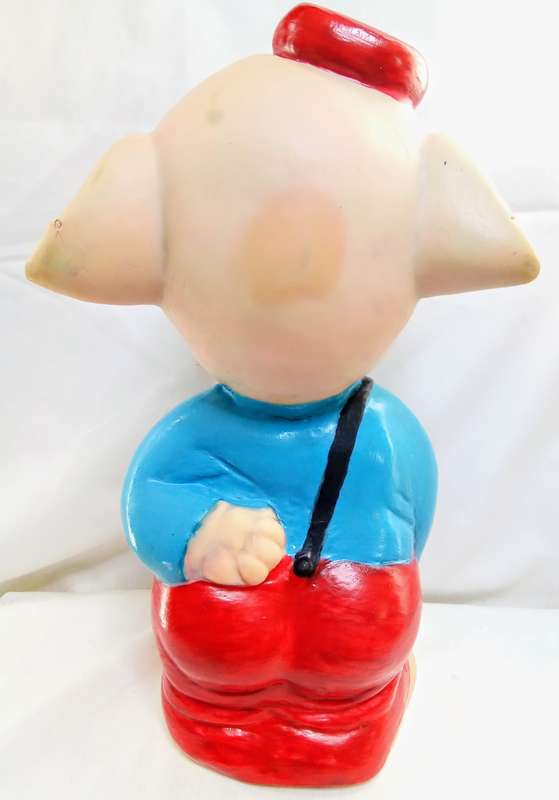 Looney tunes Porky Pig - 70's rubber toy