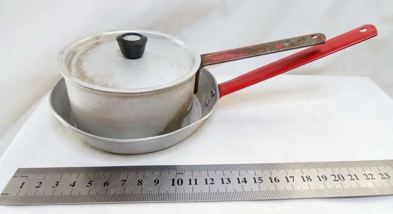 Cutest miniature vintage aluminium cookware