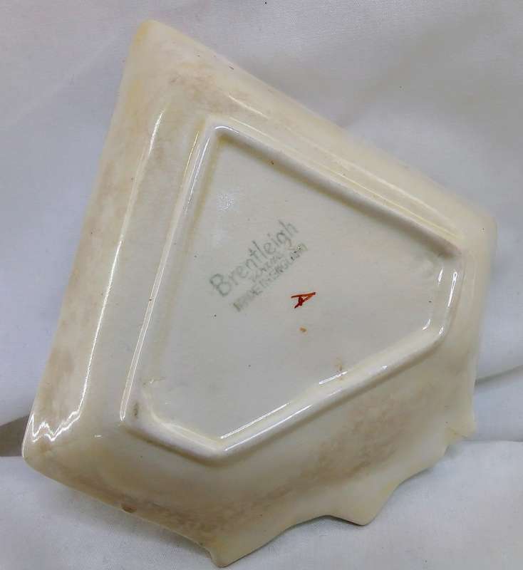 Gorgeous 1930's Brentleigh Ware diamond shaped trinket or snack dish