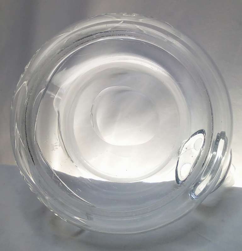 Beautiful medium sized vintage cut lead glass jug