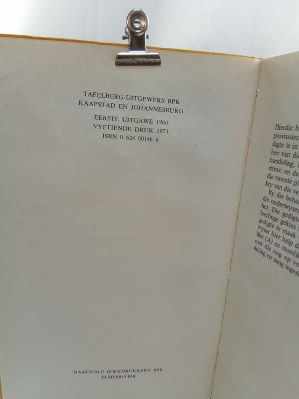 My Afrikaanse Verseboek - M.A. Basson, D.J. Opperman, E. Stumpf