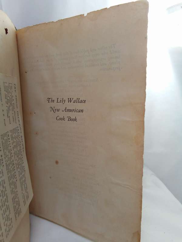 The Lily Wallace new American cook book 1940