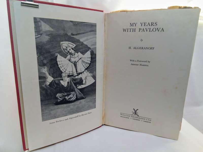 My years with Pavlova Hardcover  January 1, 1957 by Harcourt Algeranoff (1st ed.)