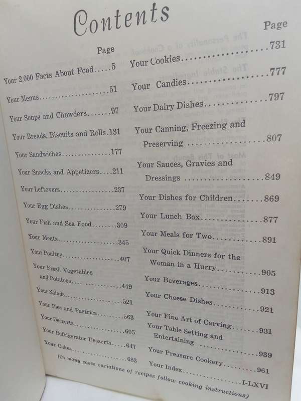 Culinary Arts Institute Encyclopedic Cookbook -- New Revised edition 1959