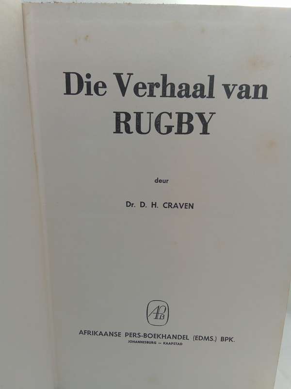Die Verhaal van Rugby / Danie Craven