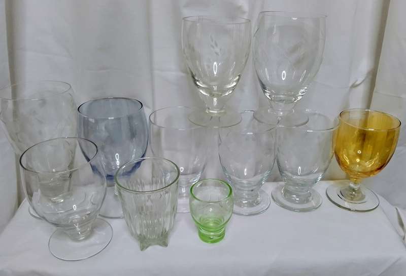 Lovely collection of vintage glasses